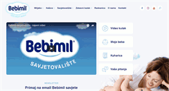 Desktop Screenshot of bebimil.hr