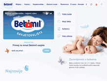 Tablet Screenshot of bebimil.hr